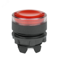 Головка кнопки OptiSignal D22 A5-PL-4 с подсветкой красная пластик ZB5AW343 КЭАЗ 332307