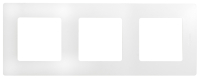 ETIKA Рамка 3 поста белая Legrand/Daccord 672503