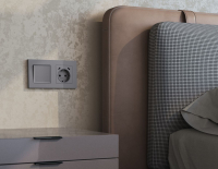 Комплект механизма электрической розетки 2USB С+C 20W с/з на винтовых зажимах 16A-250V Alfa Сталь матовый Quant Ambrella Volt MA510510 (AP5105, VM165)