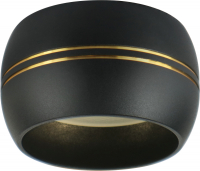 Накладной светильник ЭРА OL13 GX53 BK/GD Б0049036