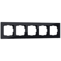 Рамка Werkel Favorit на 5 постов черный W0051108 4690389160110