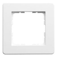 Рамка Jasmart G-Flex 1-постовая белый глянцевый поликарбонат G1101W