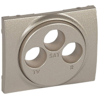 Лицевая панель Legrand Galea Life розетки TV-R SAT титановая 771473