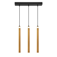 Подвесной светодиодный светильник Eurosvet Maestro 50133/3 LED бронза