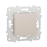 Переключатель двухклавишный Schneider Electric Unica New NU521344