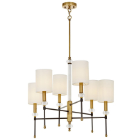 Подвесная люстра Lumina Deco Rodezio LDP 1229-6-NF MD