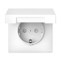 ARTGALLERY РОЗЕТКА с заземл. со шторк. с крышк., 16А, IP20,  механизм, быстрозажимные клеммы, лотос Systeme Electric GAL001346S