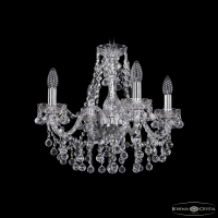 Подвесная люстра Bohemia Ivele Crystal 1409/4/160 Ni