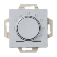 Термостат электрон. теплого пола с датчиком, 10A, механизм Systeme Electric AtlasDesign Алюминий ATN000335