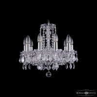 Подвесная люстра Bohemia Ivele Crystal 1402/10/141 Ni Leafs
