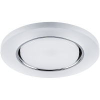 Светильник ДВО-15w GX53 без лампы со светодиодной подсветкой 4000К белый матовый FERON CD5020 32659