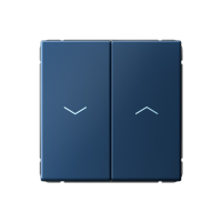 ARTGALLERY 2-клавишный выключатель для жалюзи, 2х сх.4, 10А, механизм, аквамарин Systeme Electric GAL001119