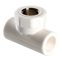 Тройник комбинированный 20 х 1/2' ВР полипропиленовый PPR белый VALTEC VTp.732.0.02004 PV7322004  