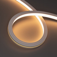 Светодиодная лента герметичная Arlight MOONLIGHT-PRO-TOP-X320-16х16mm 48V Warm3000 (10 W/m, IP67, 30m, wire x2) (Вывод боковой) 061068