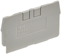 Заглушка для CP 2.5мм2 серая IEK YCT20-00-K03-002-ZGL