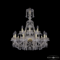 Подвесная люстра Bohemia Ivele Crystal 1409/10+5/240/XL-77 G