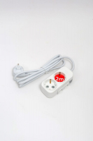 Удлинитель с/з 2вх с защитными шторками ELBI Myra 527-010202-211