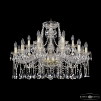 Подвесная люстра Bohemia Ivele Crystal 1413/12+6/300 G
