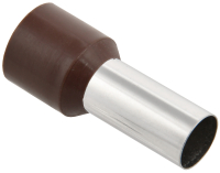 Наконечник штыревой НШвИ 25-16 коричнево-зеленый Е2516 (100шт) IEK UGN10-025-11-16