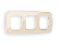 Рамка трехместная Ambrella Volt Radian OF350303