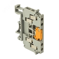 Колодка клеммная двойная измерительная JXB-4/35 тип K серая PROxima EKF plc-jxb-2-4/35K-gy
