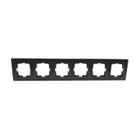 Рамка на 6 постов Mono Electric Despina графит 102-200000-166