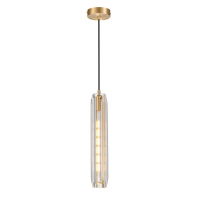 Подвесной светильник Belfast Gibson 6133-1 BR CL