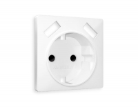 Лицевая панель для розетки с/з со шторками 2USB A+A Ambrella Volt Alfa AP1290