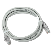 Патч-корд TERACOM PRO Cat.6 неэкранированный UTP оболочка LSZH серый (2.0м) EKF TRP-6UTP-LSH-2M-GY