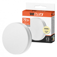 Светодиодная лампа WOLTA 7.5Вт 3000K GX53 матовая 25Y75R7.5GX53