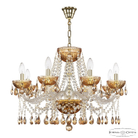 Подвесная люстра Bohemia Ivele Crystal 5413/8/240 G Amber/M-1G K721