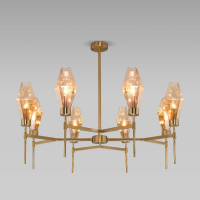 Люстра на штанге Eurosvet Prism 60143/8 латунь a061937