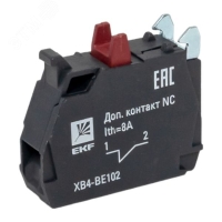 Контакты дополнительные NC (красные) PROxima EKF XB4-BE102
