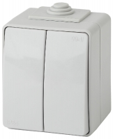 Выключатель двойной Эра 11-1604-03 Б0035976 ЭРА