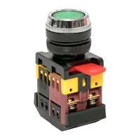 Кнопка ABLFS-22 с подсветкой зеленый NO+NC 230В PROxima EKF ablfs-22-g