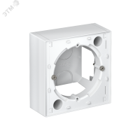 Коробка ATLASDESIGN для наружного монтажа белый Systeme Electric ATN000100
