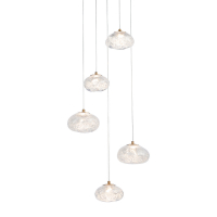 Подвесной светильник Delight Collection P98065-5 antique brass