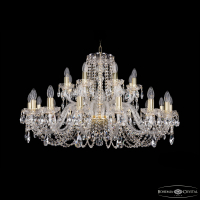 Подвесная люстра Bohemia Ivele Crystal 1402/16+8/360 G