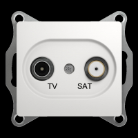 Розетка TV-SAT оконечная 1DB Systeme Electric Glossa GSL000197