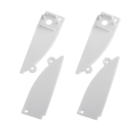 Набор заглушек Эра 9818-3 профиля 9818 2шт глухие 2шт с отверстием ЭРА Б0062788