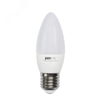 Лампа светодиодная LED 9Вт Е27 5000K матовая свеча JazzWay 5001954A