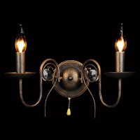 Бра Eurosvet 60018/2 черный с золотом