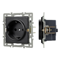 Механизм электрической розетки Arlight SCT-GP-MEU-PL-BK (250V, 16A) 043740