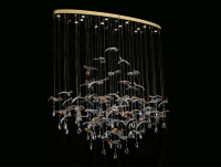 Потолочная люстра Newport Verona 8220/140 С oval gold polished М0070751