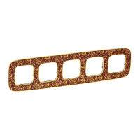 Рамка 5-постовая Legrand Valena Allure Барокко Пурпур 754445