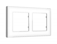 Рамка двухместная Ambrella Volt Arctic AF580132