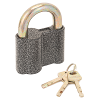 Замок навесной с дисковым механизмом секрета, АЛЛЮР ВС2-1С античное серебро ПТК Компания 985