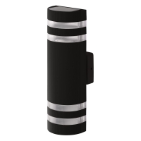 Уличный настенный светильник Uniel UL-00012917 UUL-S16A 2х60W/E27 IP65 BLACK UUL-S16A 2x60W/E27 IP65 BLACK