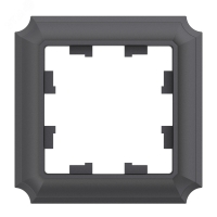 ATLASDESIGN ANTIQUE 1-постовая рамка, БАЗАЛЬТ Systeme Electric ATN101401