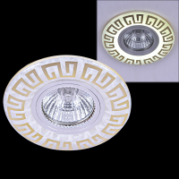 Встраиваемый светильник Reluce 09504-9.0-001MN MR16+LED3W WH/GD